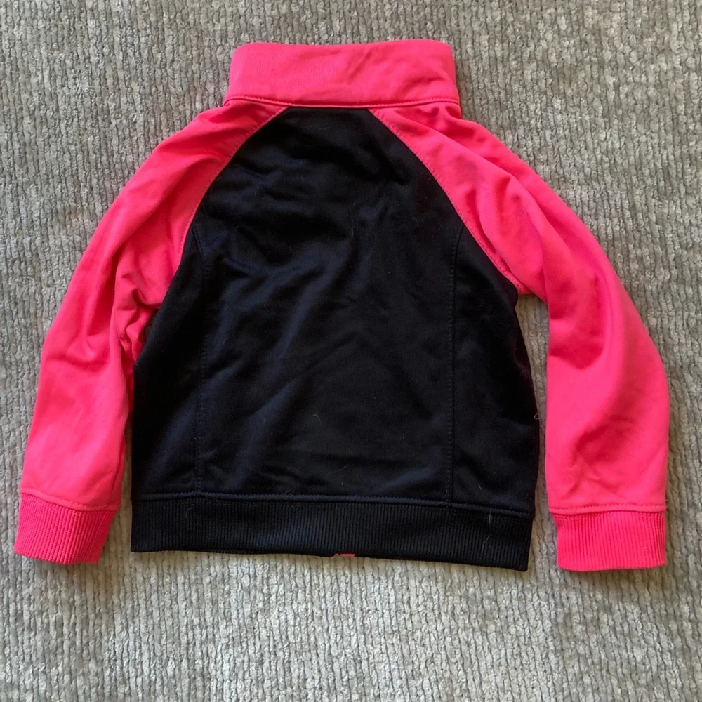 Nike Athletic Jacket‎ Coat 6-9 Months Hot Pink Black Classic Baby Girl
